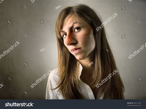 pictures of ugly girls|ugly girl stock image.